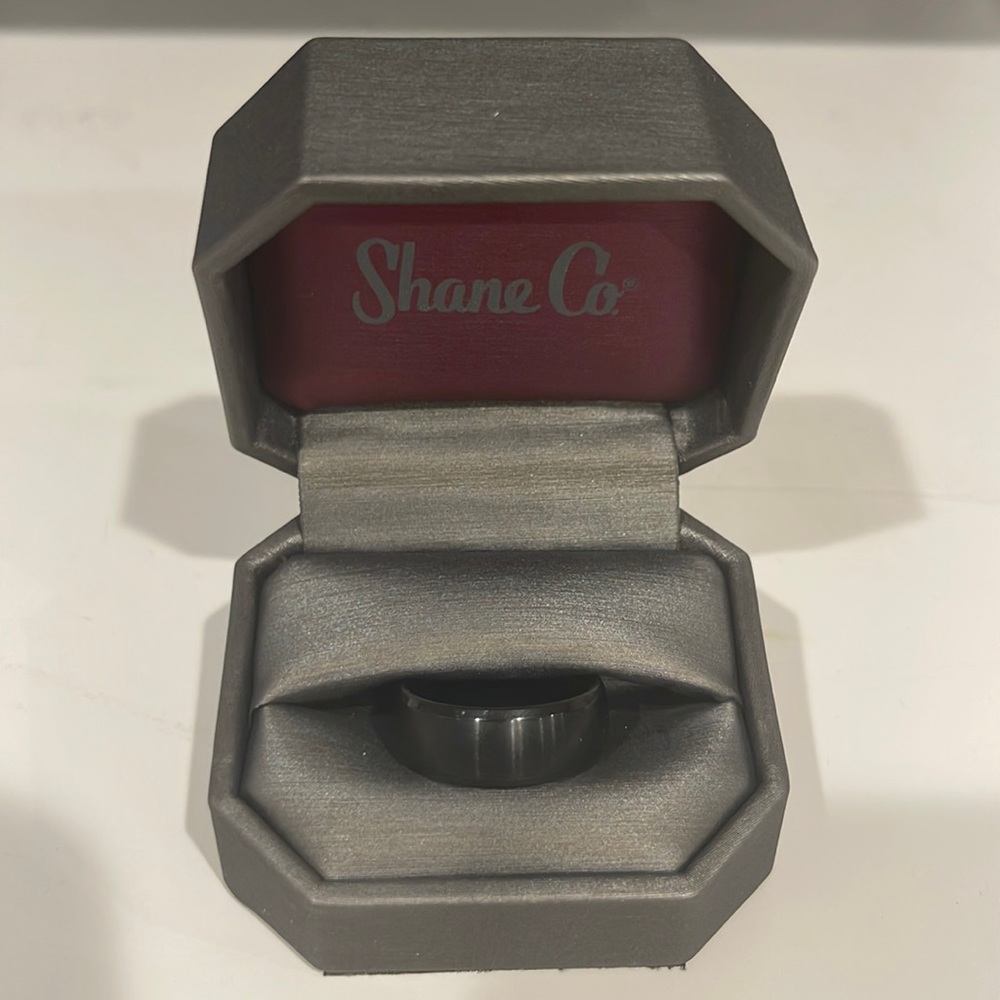 Men’s Titanium Wedding Ring - Brand New - Gun Metal